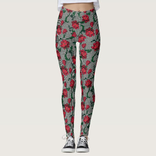 Leggings Fleurs de bois massif