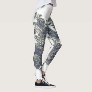 Leggings Fleurs de faisans