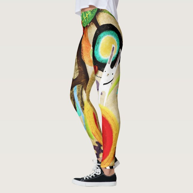 Leggings Fleurs de lapin Rupydetequila (Gauche)