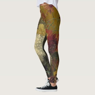 Leggings Fleurs de maître hollandais antique Georgius van O