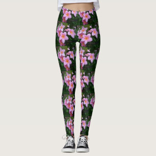 Leggings Fleurs de Plumeria d'Hawaï