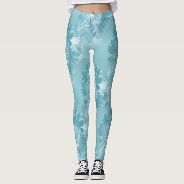 Leggings Fleurs de portefeuille... (Devant)