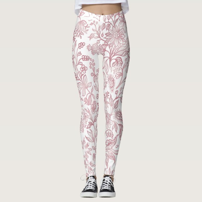 Leggings Fleurs décoratives 19 (Devant)