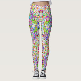 Leggings Fleurs d'été magiques colorées Coque-Mate iPhon