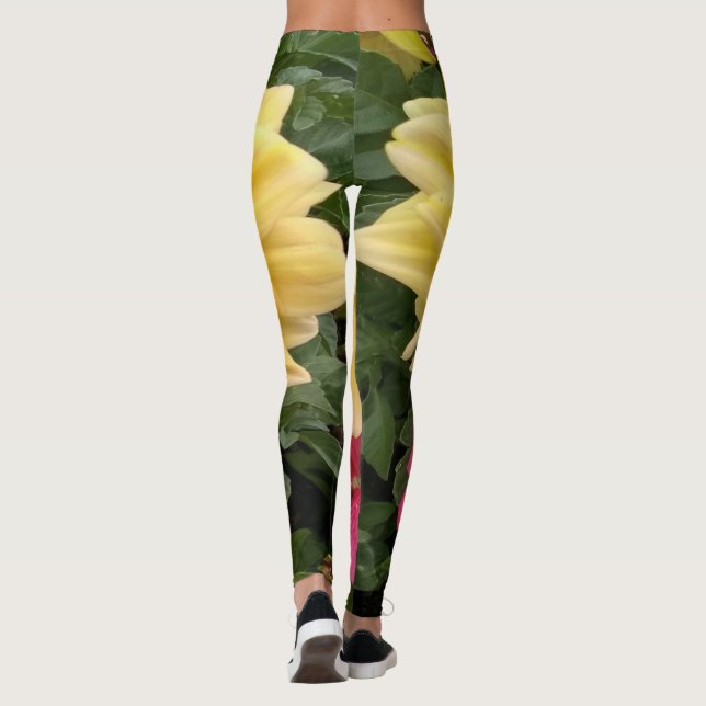 Leggings Fleurs en fleurs (Dos)