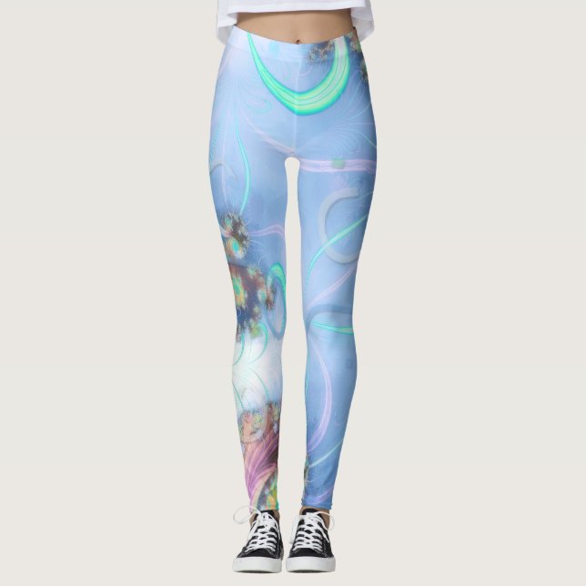 Leggings Fleurs et brise (Devant)