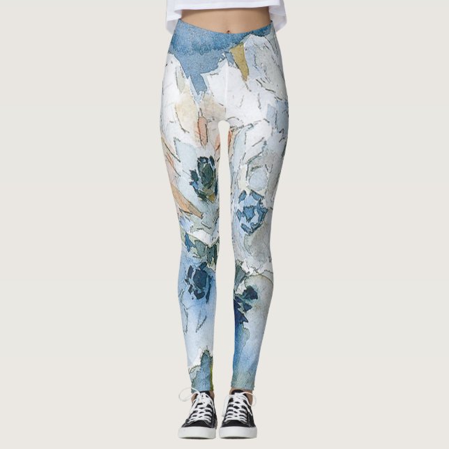 Leggings Fleurs par Vrubel (Devant)