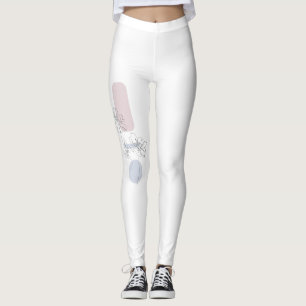 Leggings Fleurs Pastel