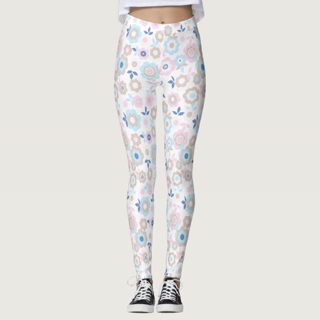 Leggings Fleurs printanières d'Eilin 3 (Devant)