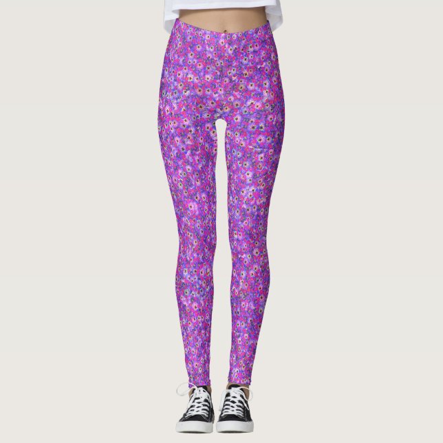 Leggings Fleurs sans fin (Devant)