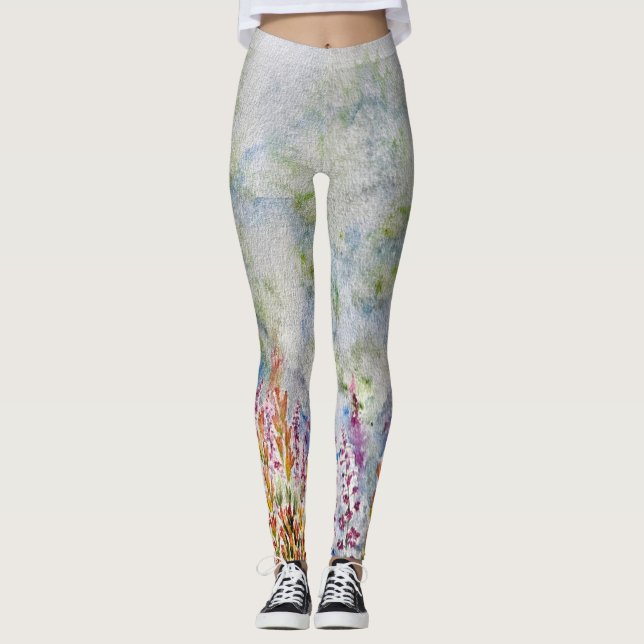 Leggings fleurs sauvages (Devant)