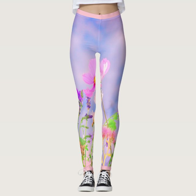 Leggings FLEURS SAUVAGES (Devant)