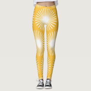Leggings Fleurs simples : design sans couture scandinave.
