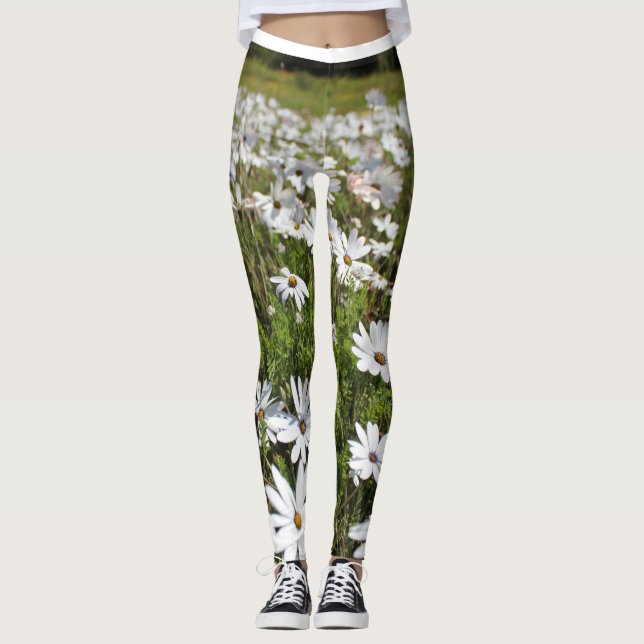 Leggings Fleurs Vibes Positives (Devant)