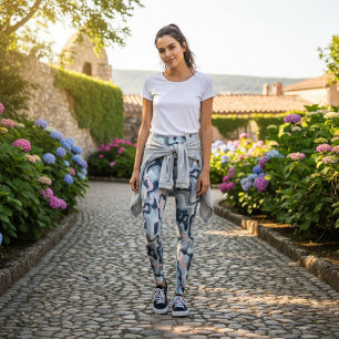 Leggings Flex Camo Gris Rose
