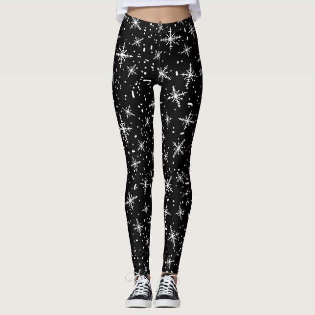 Leggings FLOCON de NEIGE par B.McNutt (Devant)