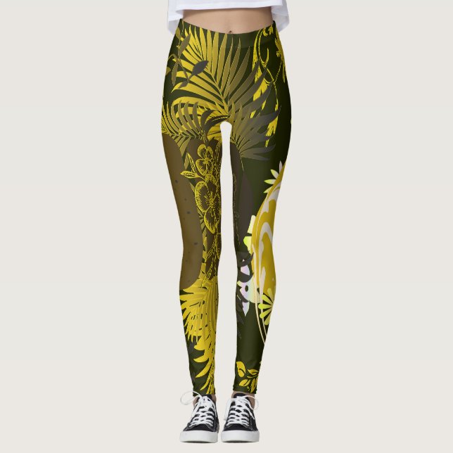 Leggings Flora the Goddess of Flowers (Devant)