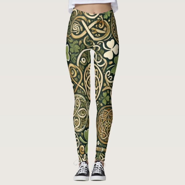 Leggings Floraison celtique (Devant)