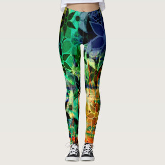 Leggings Floral coloré #6