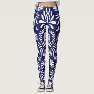 Leggings Floral Et Glamour Motif sans Seamless Tellement mi
