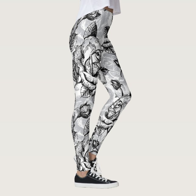 Leggings Floral moderne élégant (Droite)