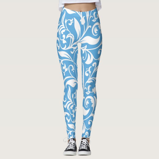 Leggings Floral Motif sans joint (Devant)