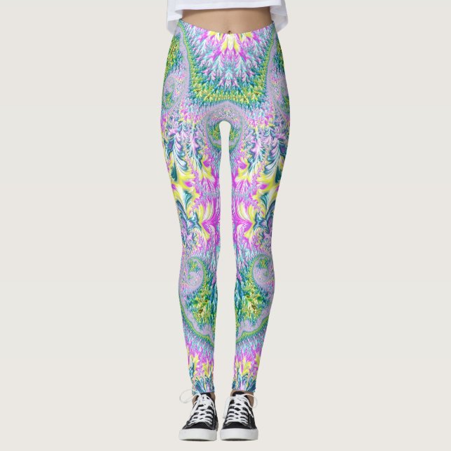 Leggings ~ Floral multicolore ~ Original (Devant)