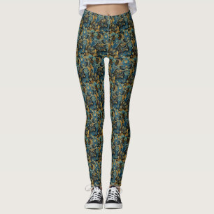 Leggings Floral Paisley Motif d'impression