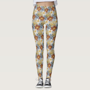 Leggings Floral plat biologique