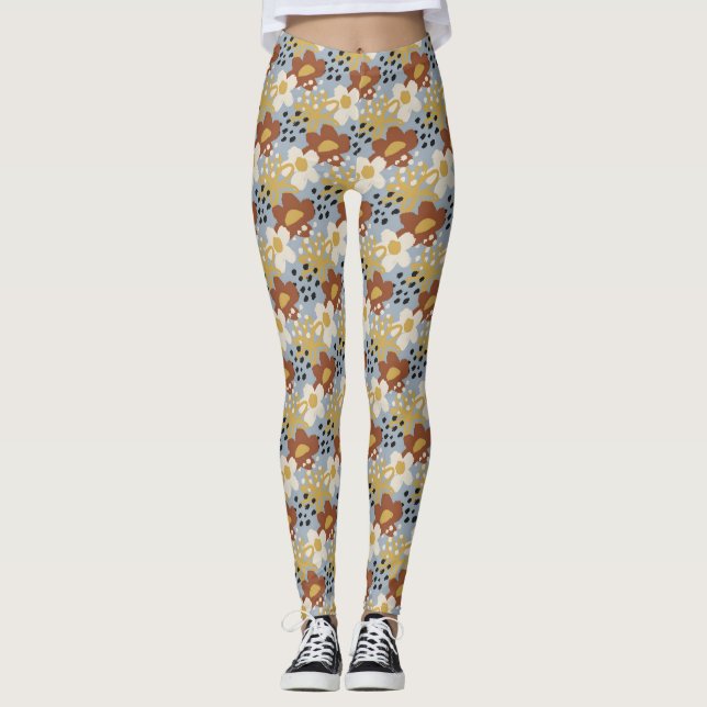 Leggings Floral plat biologique (Devant)