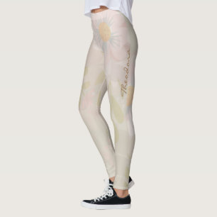 Leggings Floral rose or Abstrait