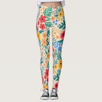 Floral vintage, Petites Fleurs Colorées.