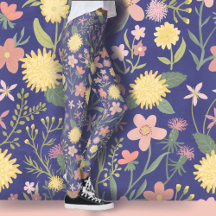 leggings floraux fleurs rose joli fleur d'été