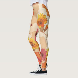 Leggings Floraux Inspirés du Sud-Ouest Coloré