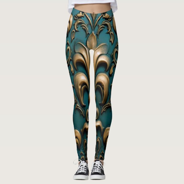 Leggings floraux vintages (Devant)