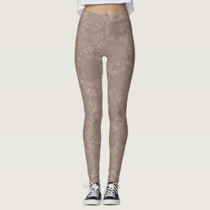Leggings floraux vintages