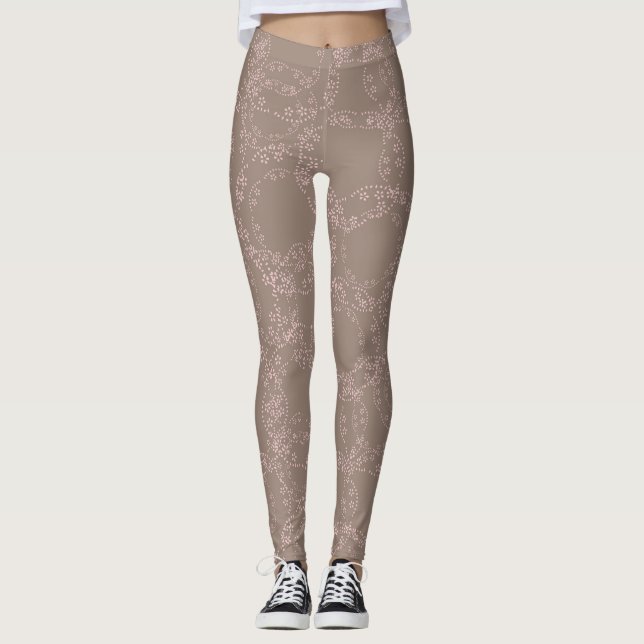 Leggings floraux vintages (Devant)