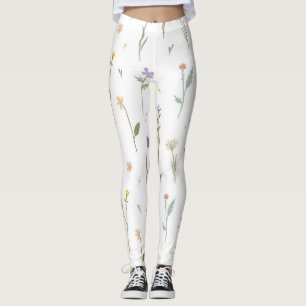 Leggings Flore fleurie printanière