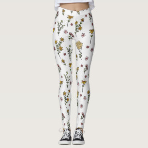 Leggings Flore fleurie printanière