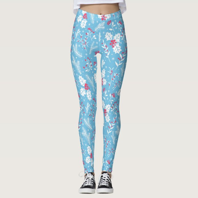 Leggings Flore hivernale 2 (Devant)