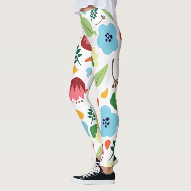 Leggings Flore printanière (Gauche)