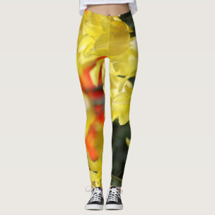 Leggings Flore tombée Été Glow
