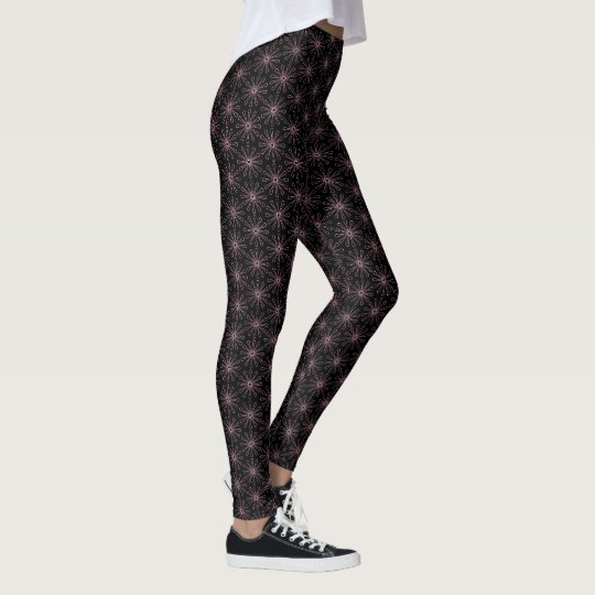 Leggings Flottement de fleurs de soirée