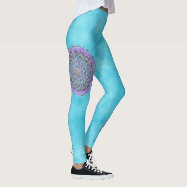 Leggings Flower Of Life - Mandala India Style 2 (Droite)