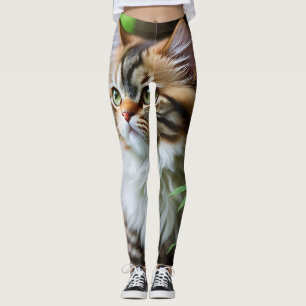 Leggings "Fluff and Cuddles : The Chubby Persian Cat"