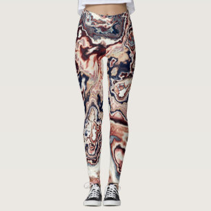 Leggings Flux de Canyon de Marbre de Bourgogne