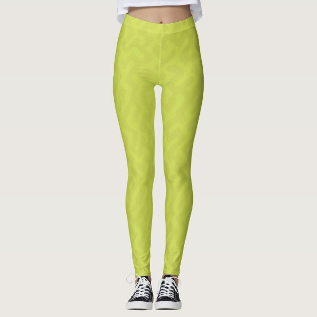 Leggings Flux de tissage polyvalent - Texture transparente  (Devant)