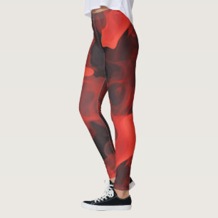 Leggings Flux d'incendie Crimson