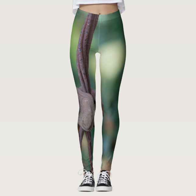 Leggings Foliage rouillé (Devant)