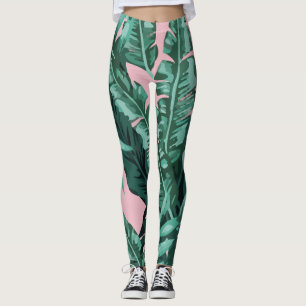 Leggings Folithe Des Plantes Tropicaux